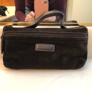 Longchamp Pouchette - Rich Brown Velvet